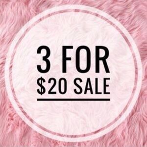 3 For $20! All ❤️ Items In Closet! Silent Make A Bundle Offer